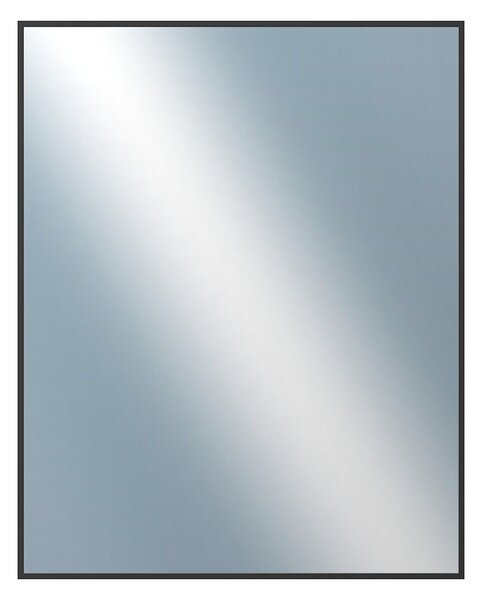 DANTIK - Zrkadlo v rámu, rozmer s rámom 40x50 cm z lišty Hliník čierna (7273250)