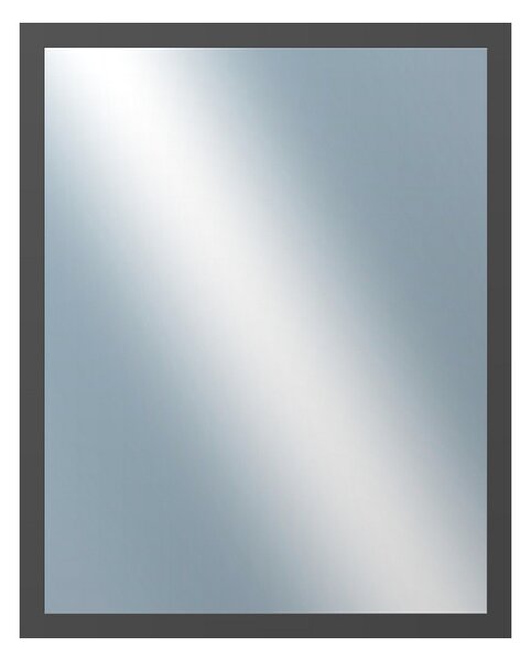 DANTIK - Zrkadlo v rámu, rozmer s rámom 40x50 cm z lišty KASSETTE šedá (3078)
