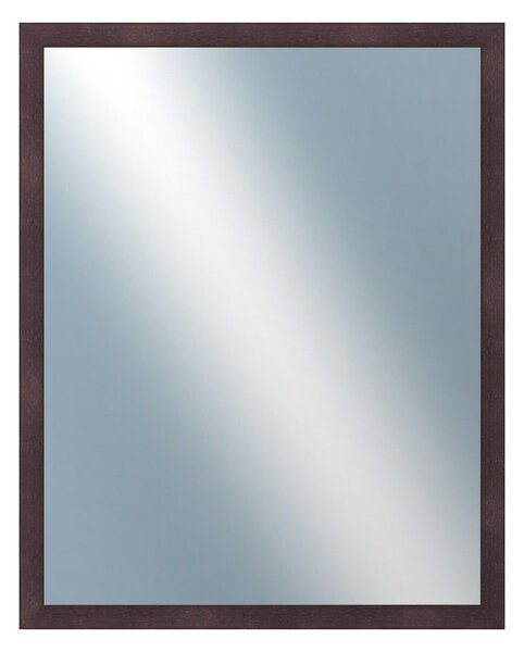 DANTIK - Zrkadlo v rámu, rozmer s rámom 40x50 cm z lišty FC hnedá vysoká (2184)