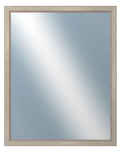 DANTIK - Zrkadlo v rámu, rozmer s rámom 40x50 cm z lišty TOMAS strieborná (2935)