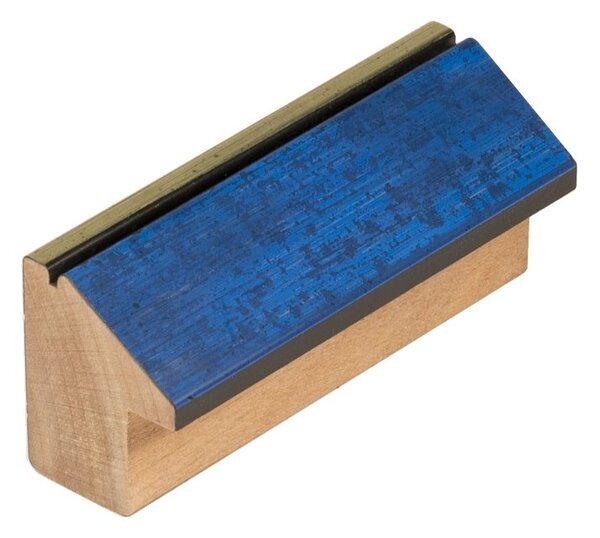 DANTIK rám na obraz 40x50 | INCLINATA colori modrá (Plexi Čiré)