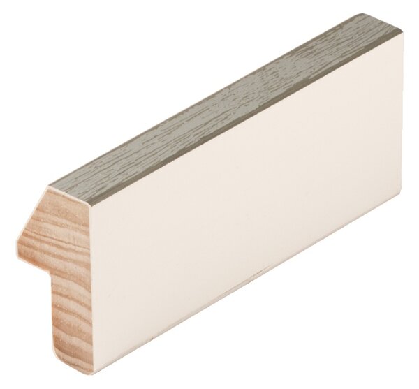 DANTIK - Zrkadlo v rámu, rozmer s rámom 40x50 cm z lišty Evoque šedá (3168)