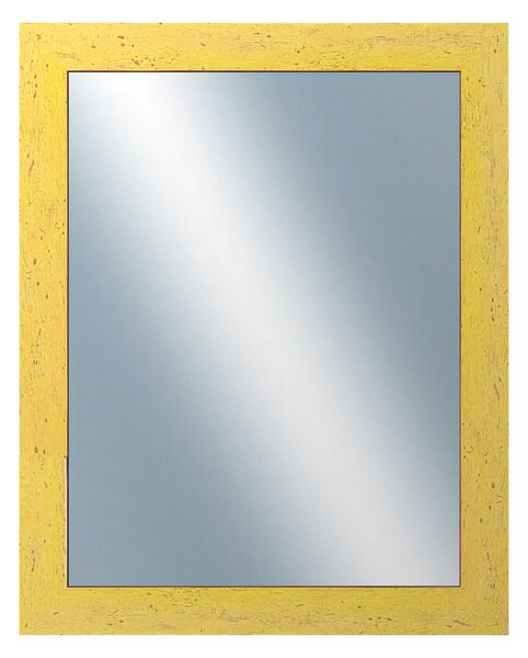 Zrkadlo v rámu Dantik 40x50cm z lišty RETRO žltá (2533)