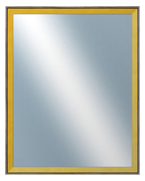 DANTIK - Zrkadlo v rámu, rozmer s rámom 40x50 cm z lišty Inclinata colori žltá (3137)