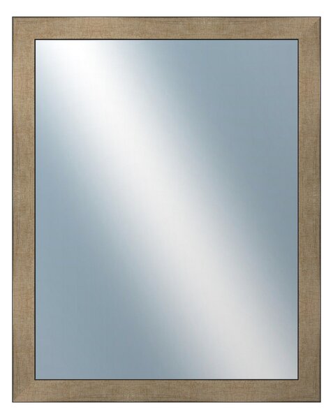 DANTIK - Zrkadlo v rámu, rozmer s rámom 40x50 cm z lišty KOSTKA platina (2785)