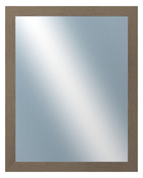 DANTIK - Zrkadlo v rámu, rozmer s rámom 40x50 cm z lišty ATHINA hnedá (3041)