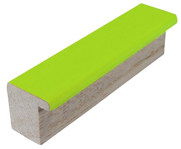 DANTIK rám na obraz 20x30 | PASTELKA světlezelená rovná (Sklo Čiré)