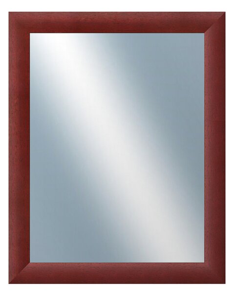 DANTIK - Zrkadlo v rámu, rozmer s rámom 40x50 cm z lišty LEDVINKA vínová (1445)