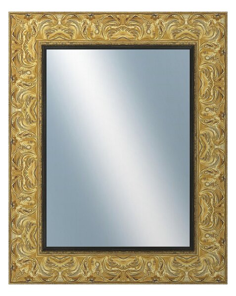 DANTIK - Zrkadlo v rámu, rozmer s rámom 40x50 cm z lišty PRAHA zlatá (2752)