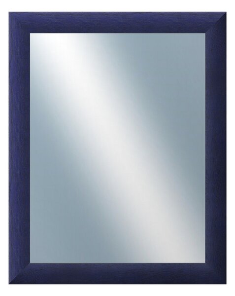 DANTIK - Zrkadlo v rámu, rozmer s rámom 40x50 cm z lišty LEDVINKA modrá (1444)