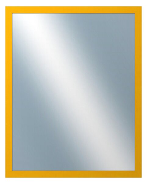 Zrkadlo v rámu Dantik 40x50cm z lišty PERLA žltá lesklá (2880)