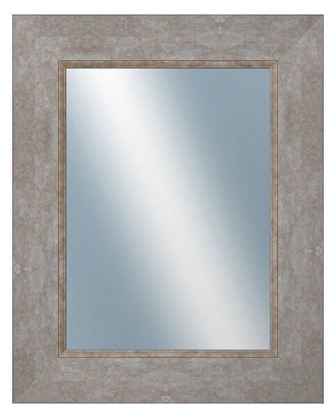 DANTIK - Zrkadlo v rámu, rozmer s rámom 40x50 cm z lišty TOMAS biela veľká (3032)