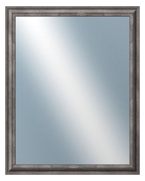 DANTIK - Zrkadlo v rámu, rozmer s rámom 40x50 cm z lišty TRITON cín (2146)