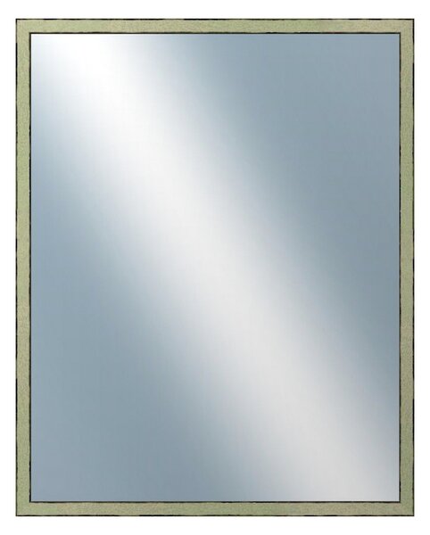 DANTIK - Zrkadlo v rámu, rozmer s rámom 40x50 cm z lišty AKVAREL zelená vysoká (2655)