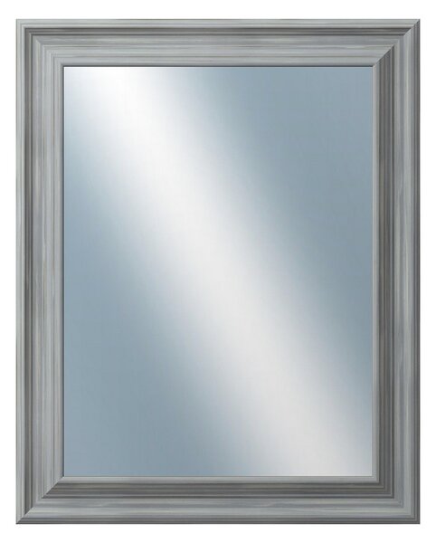 DANTIK - Zrkadlo v rámu, rozmer s rámom 40x50 cm z lišty KOSTELNÍ malá šedá (3167)