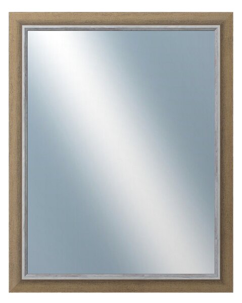 DANTIK - Zrkadlo v rámu, rozmer s rámom 40x50 cm z lišty TAIGA béžová (3105)