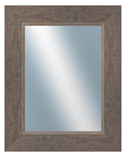DANTIK - Zrkadlo v rámu, rozmer s rámom 40x50 cm z lišty TOMAS šedá veľká (3030)