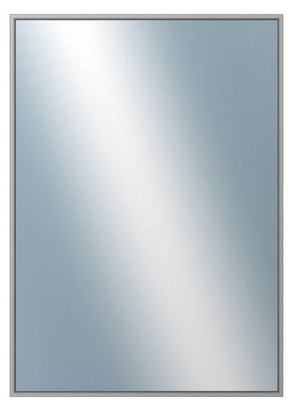 DANTIK - Zrkadlo v rámu, rozmer s rámom 50x70 cm z lišty Hliník šedá (7269006)