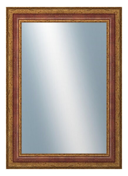 DANTIK - Zrkadlo v rámu, rozmer s rámom 50x70 cm z lišty HRAD červená (3006)
