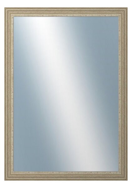 DANTIK - Zrkadlo v rámu, rozmer s rámom 50x70 cm z lišty LYON strieborná (2704)