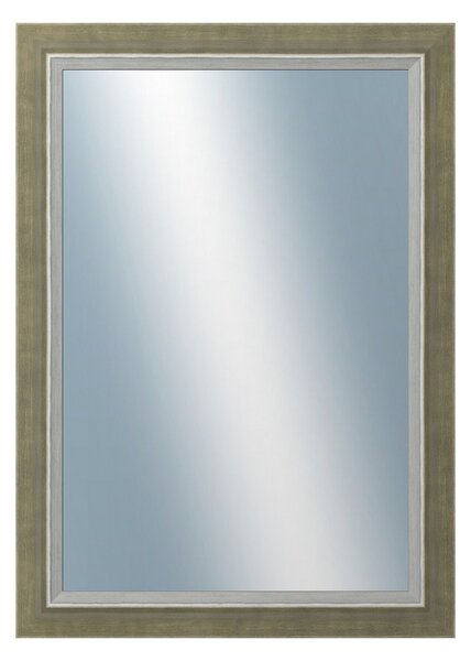 DANTIK - Zrkadlo v rámu, rozmer s rámom 50x70 cm z lišty AMALFI zelená (3115)