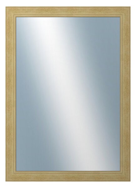 DANTIK - Zrkadlo v rámu, rozmer s rámom 50x70 cm z lišty ANDRÉ veľká starostrieborná (3156)