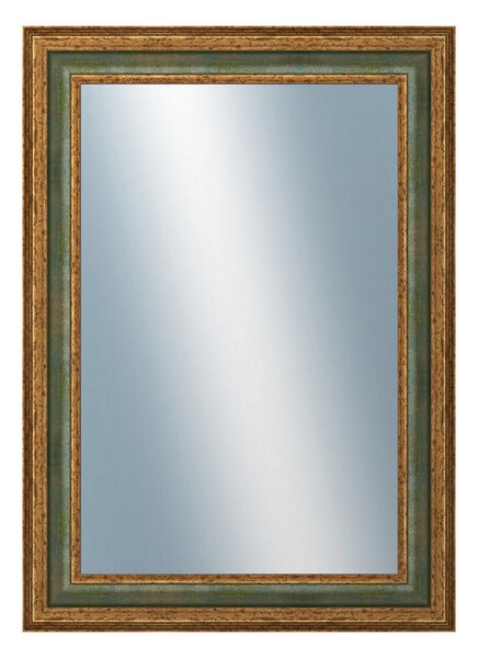 DANTIK - Zrkadlo v rámu, rozmer s rámom 50x70 cm z lišty HRAD zelená (3005)