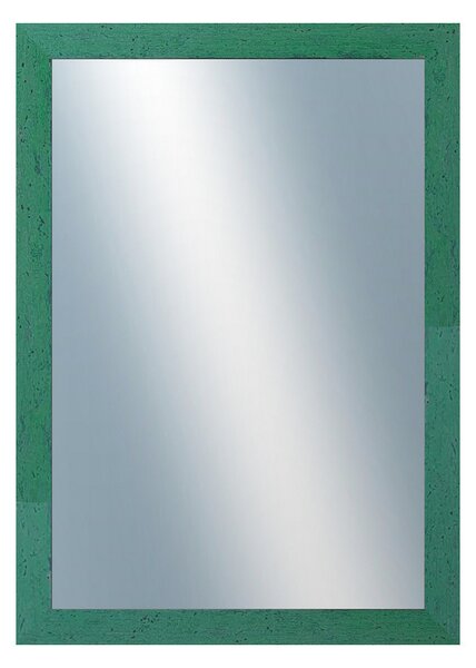 DANTIK - Zrkadlo v rámu, rozmer s rámom 50x70 cm z lišty RETRO zelená (2535)
