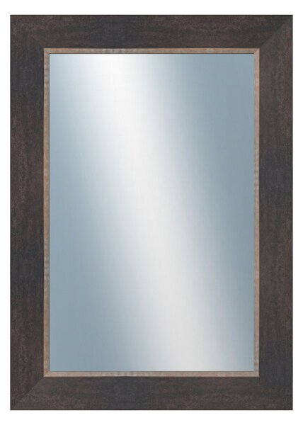 DANTIK - Zrkadlo v rámu, rozmer s rámom 50x70 cm z lišty TOMAS čierna veľká (3031)