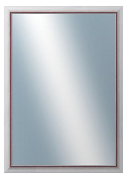 DANTIK - Zrkadlo v rámu, rozmer s rámom 50x70 cm z lišty RIVIERA vínová (3104)
