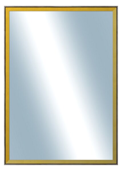 DANTIK - Zrkadlo v rámu, rozmer s rámom 50x70 cm z lišty Inclinata colori žltá (3137)
