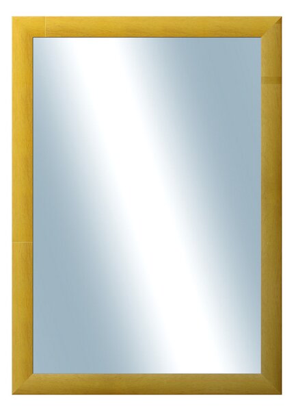 DANTIK - Zrkadlo v rámu, rozmer s rámom 50x70 cm z lišty LEDVINKA žltá (1439)