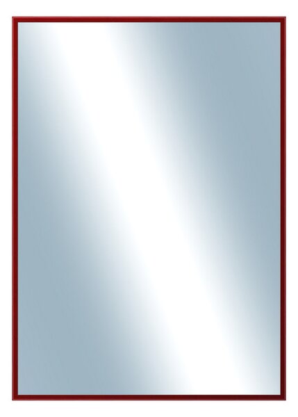 DANTIK - Zrkadlo v rámu, rozmer s rámom 50x70 cm z lišty Hliník vínová (7269209)