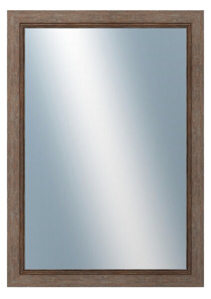Zrkadlo v rámu Dantik 50x70cm z lišty CARRARA hnedá (2894)