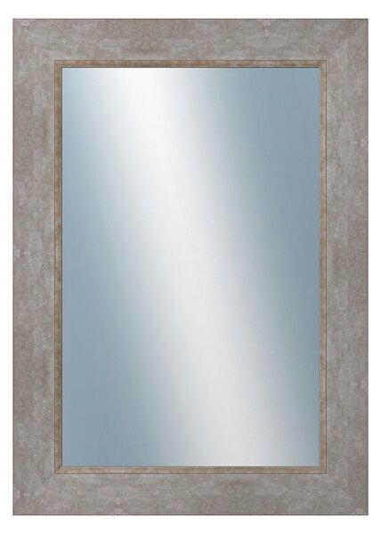 DANTIK - Zrkadlo v rámu, rozmer s rámom 50x70 cm z lišty TOMAS biela veľká (3032)