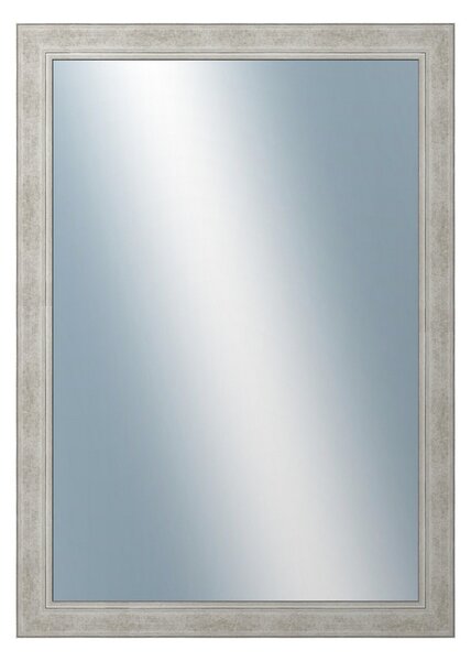 DANTIK - Zrkadlo v rámu, rozmer s rámom 50x70 cm z lišty ANDRÉ veľká strieborná (3157)