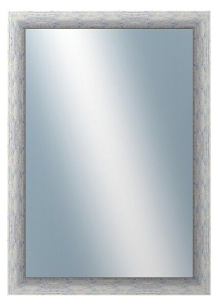 DANTIK - Zrkadlo v rámu, rozmer s rámom 50x70 cm z lišty PAINT modrá veľká (2963)