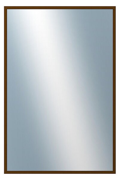 DANTIK - Zrkadlo v rámu, rozmer s rámom 40x60 cm z lišty Hliník hnedá (7269211)