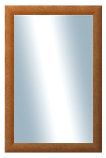 DANTIK - Zrkadlo v rámu, rozmer s rámom 40x60 cm z lišty LEDVINKA svetlo hnedá (1440)