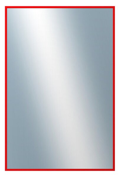 DANTIK - Zrkadlo v rámu, rozmer s rámom 40x60 cm z lišty Hliník červená (7001098)