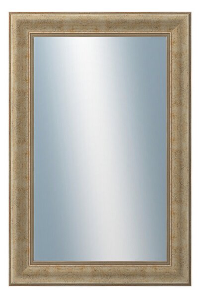 DANTIK - Zrkadlo v rámu, rozmer s rámom 40x60 cm z lišty KŘÍDLO malé zlaté patina (2774)