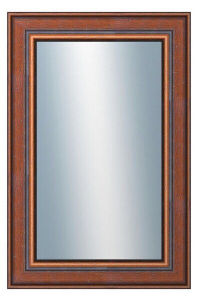 Zrkadlo v rámu Dantik 40x60cm z lišty ANGLIE hnedá (561)