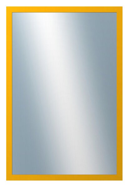 DANTIK - Zrkadlo v rámu, rozmer s rámom 40x60 cm z lišty PERLA žltá lesklá (2880)