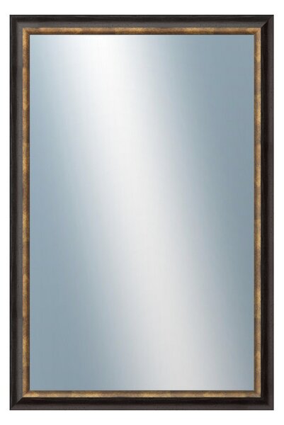 DANTIK - Zrkadlo v rámu, rozmer s rámom 40x60 cm z lišty TRITON čierna (2139)