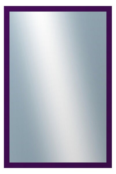 DANTIK - Zrkadlo v rámu, rozmer s rámom 40x60 cm z lišty PASTELKA fialová rovná (2564)
