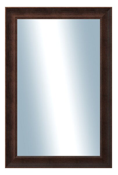 DANTIK - Zrkadlo v rámu, rozmer s rámom 40x60 cm z lišty KOSTELNÍ malá hnedá (3165)