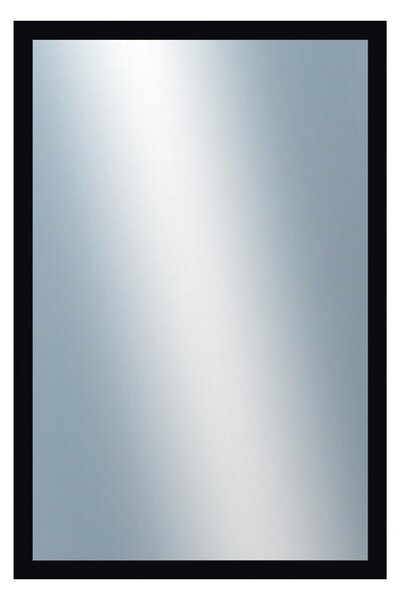 DANTIK - Zrkadlo v rámu, rozmer s rámom 40x60 cm z lišty PASTELKA čierna rovná (2597)