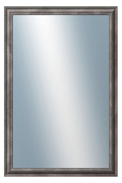 DANTIK - Zrkadlo v rámu, rozmer s rámom 40x60 cm z lišty TRITON cín (2146)