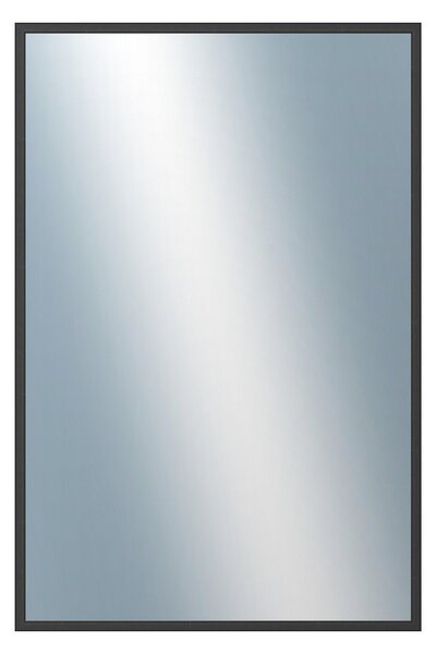 DANTIK - Zrkadlo v rámu, rozmer s rámom 40x60 cm z lišty Hliník čierna (7269021)