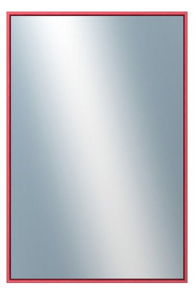DANTIK - Zrkadlo v rámu, rozmer s rámom 40x60 cm z lišty Hliník červená m. (7002244)